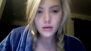 Blonde, Fingering, Masturbation, Solo, Squirting, Teen