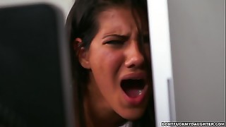 18yo, Fucking, Hardcore, Latina, Small tits, Teen, Work