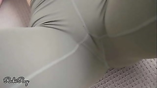 Amateur, Big ass, Brunette, Couple, Creampie, Fitness, Fucking, Gym, Homemade, Hottie