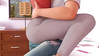 Game, 3d, Anal, Babe, Big boobs, Big cock, Blowjob, Cartoon, Cock, College