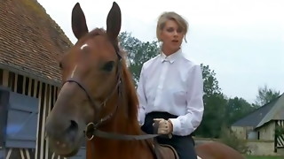Blonde, French, Fucking, Outdoor, School, Vintage