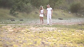 Beautiful, Blonde, Cunnilingus, Doggystyle, European, Facial, Hottie, Orgasm, Outdoor, Petite
