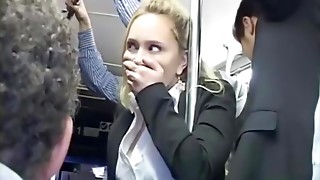 Bdsm, Blonde, Bus, Groped, Hardcore, Nude, Orgasm, Pornstar, Public, Public nudity