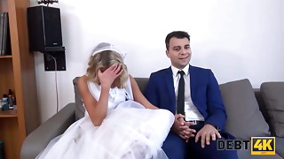Cuckold, Dress, Bride, Pov, Reality, Stockings, Blonde, Doggystyle, Fucking, Milf