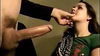 Teen, Amateur, Sperm, Blowjob, Big cock, Boyfriend, Brunette, Cfnm, Cock, Couple