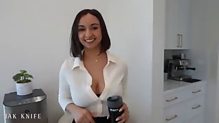 Office, Amateur, Babe, Big ass, Big boobs, Big cock, Brunette, Cock, Cowgirl, Doggystyle
