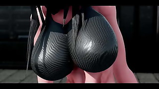 3d, Cartoon, Humiliation, Hentai, Big ass, Big boobs, Big cock, Cock, Cum, Cum on tits