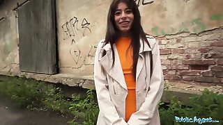 American, Babe, Big ass, Big cock, Blowjob, Brunette, Car, Cock, Cowgirl, Cum