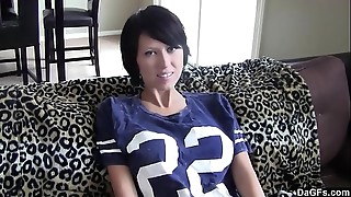Amateur, Big boobs, Brunette, Hottie, Lingerie, Lovers, Massive, Petite, Pussy, Sex