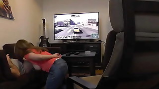 Amateur, Big boobs, Blowjob, Cum, Cum on tits, Cumshot, Friend, Game, Girlfriend, Homemade