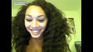 Big ass, Ebony, Masturbation, Pervert, Petite, Skinny, Solo, Twerk, Webcam