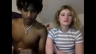 Blowjob, Couple, Fucking, Interracial, Webcam