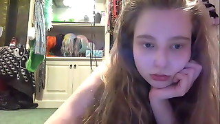 Blonde, Blowjob, Dildo, Fucking, Rough sex, Sex toys, Webcam, Wet
