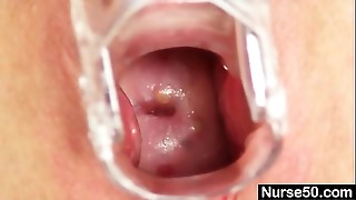 Amateur, Bizarre, Close-up, Creampie, Dildo, Lady, Mature, Medical, Milf, Nurse