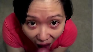 Amateur, Asian, Blowjob, Cum, Cumshot, Friend, Hottie, Milf, Slut, Swallow