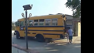 Anal, Big ass, Blowjob, Bus, Cum, Cumshot, Facial, Fucking, Pigtails, School