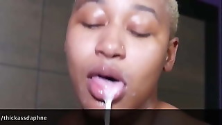 Fucking, African, Cum, Big ass, Black and ebony, Blowjob, Boyfriend, Cumshot, Ebony, Friend