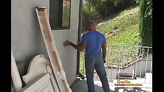 Anal, Asshole, Bald, Big ass, Big boobs, Blonde, Cowgirl, Fucking, Hardcore, Jeans