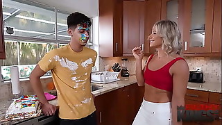 Big ass, Big boobs, Blonde, Blowjob, Bush, Cowgirl, Creampie, Deepthroat, Doggystyle, Fucking