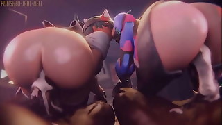 3d, Bbc, Big ass, Big boobs, Big cock, Brunette, Cartoon, Cowgirl, Creampie, Fucking