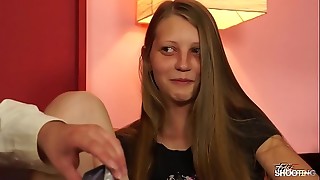 Babe, Big cock, Blowjob, Casting, Cock, Cum, Cumshot, Cute, Deepthroat, Fake