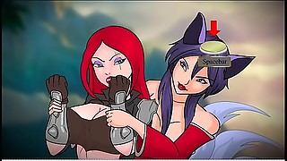 Brunette, Cartoon, Fucking, Game, Hardcore