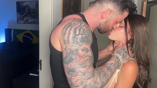 Babe, Brunette, Exclusive, First time, Romantic