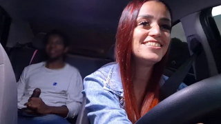Brazilian, Car, Latina, Lingerie, Masturbation, Naughty