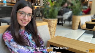 Big ass, Blowjob, Cum, Cumshot, Glasses, Lovers, Nerd, Pissing, Public, Public nudity