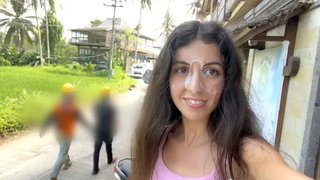 Babe, Blowjob, Cum, Cumshot, Cute, Eating, Fetish, Pov, Public, Public nudity