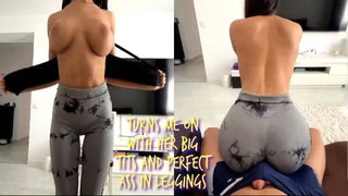 Humping, Exclusive, Babe, Big ass, Big boobs, Cum, Cum on tits, Cumshot, Milf, Pov