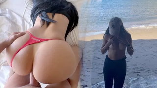 Babe, Beach, Big ass, Big boobs, Fucking, Latina, Outdoor, Pawg, Perfect, Pov