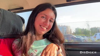 Babe, Blowjob, Brunette, Car, Cum, Cumshot, Fucking, Hardcore, Outdoor, Public