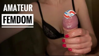 Arab, Femdom, Milf, Cfnm, Close-up, Cum, Cumshot, Fetish, Handjob, Stepsister