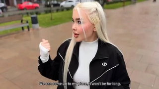 Big ass, Big boobs, Blonde, Blowjob, Cute, Exclusive, Pov, Public nudity, Russian, Stranger