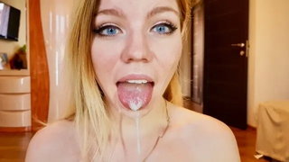 Ass licking, Big ass, Big boobs, Big cock, Blonde, Blowjob, Cock, Cowgirl, Licking, Pov