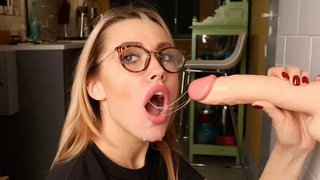 18yo, Amateur, Ass to mouth, Babe, Big ass, Big cock, Blonde, Blowjob, Cum, Cum in mouth