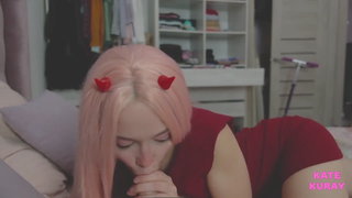 Babe, Blowjob, Cosplay, Cum, Cumshot, Exclusive, Roleplay, Russian