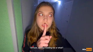 Babe, Blowjob, Cum, Cumshot, Fucking, Outdoor, Panties, Pov, Public, Public nudity