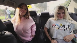 18yo, Ass to mouth, Big ass, Big boobs, Blowjob, Car, Cum, Cum in mouth, Cum on tits, Cumshot