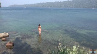Indian, Arab, Babe, Beach, Bikini, Outdoor, Public, Public nudity, Voyeur