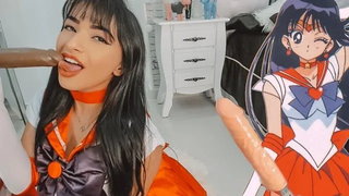 Ass to mouth, Big ass, Big boobs, Blowjob, Brazilian, Cosplay, Creampie, Cum, Cum in mouth, Cum on tits