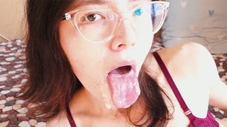 Amateur, Ass to mouth, Balls, Blowjob, Brunette, Cum, Cum in mouth, Cumshot, Friend, Fucking