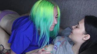 Ass licking, Babe, Big ass, Big boobs, Close-up, Cunnilingus, Exclusive, Fingering, First time, Lesbian