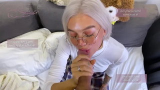Ass to mouth, Big ass, Big boobs, Big cock, Blowjob, Cum, Cum in mouth, Cum on tits, Cumshot, Glasses