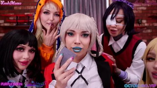 Anal, Ass licking, Big ass, Big boobs, Blowjob, Cosplay, Cunnilingus, Group sex, Handjob, Licking