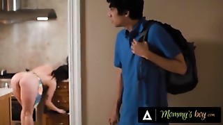Caught, Topless, Kitchen, Mature, Stepmom, Anal, Fucking, Hardcore, Horny, Hottie