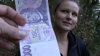 Outdoor, Reality, Money, Amateur, Big cock, Blowjob, Cock, Czech, Fake, Fast