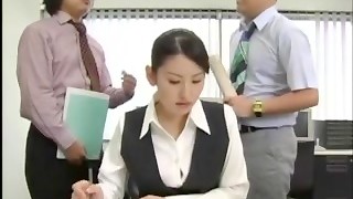 Asian, Lady, Milf, Office, Step fantasy, Stepsister