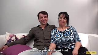 Amateur, Big boobs, Brunette, Casting, Czech, Milf, Sex
